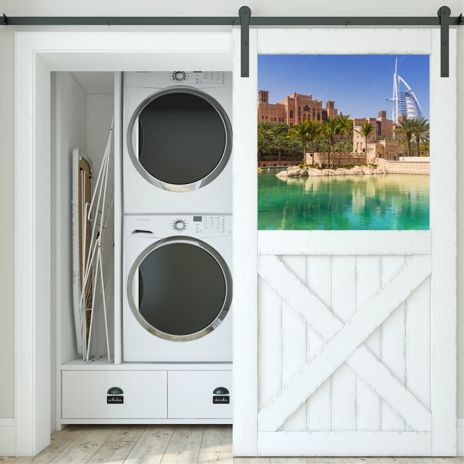 Uroknowana architektura tropikalnego kurortu w Dubaju