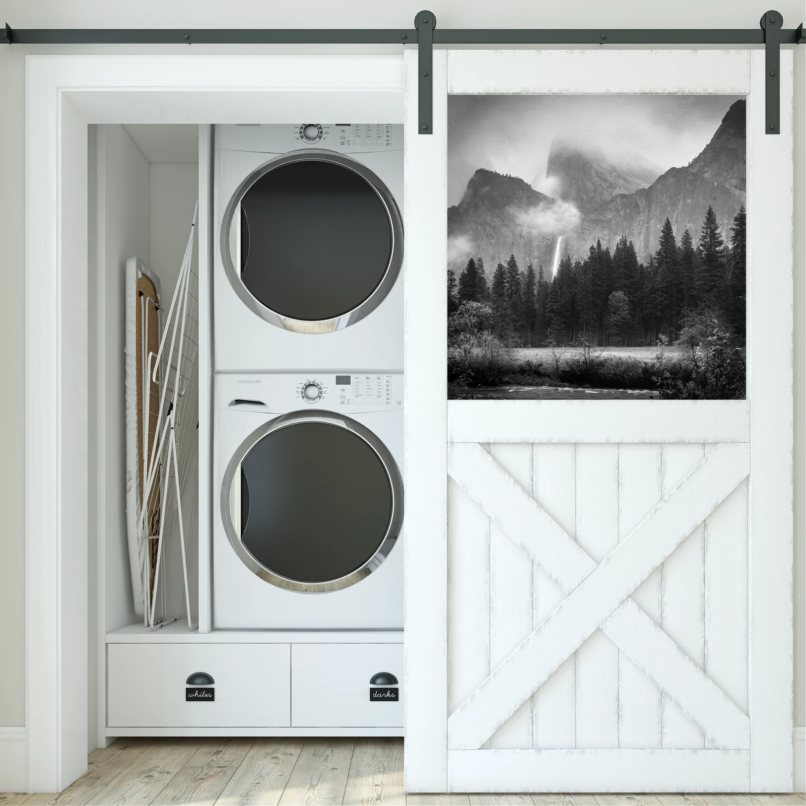 Mistyczne pejzaże Yosemite w czerni i bieli