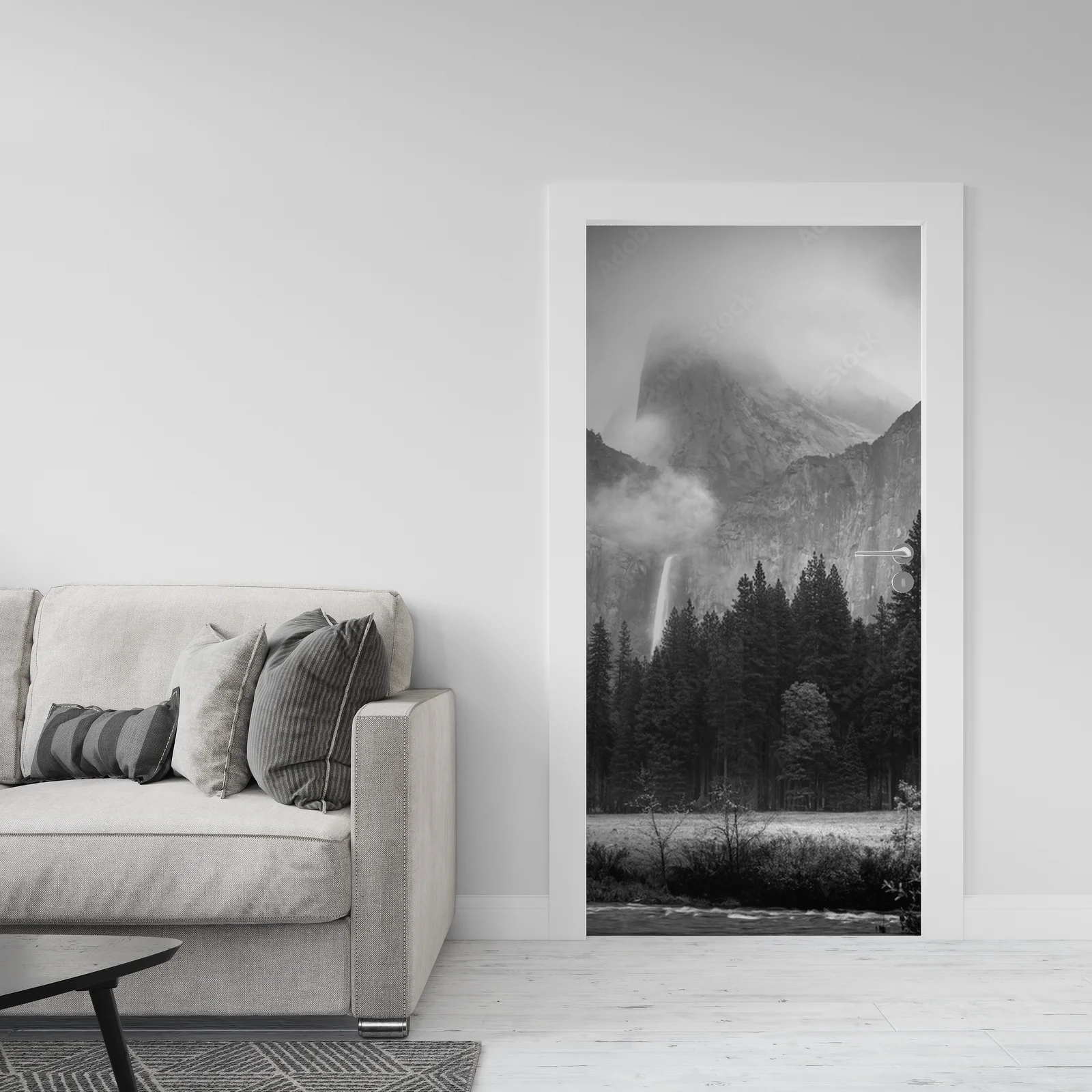 Mistyczne pejzaże Yosemite w czerni i bieli