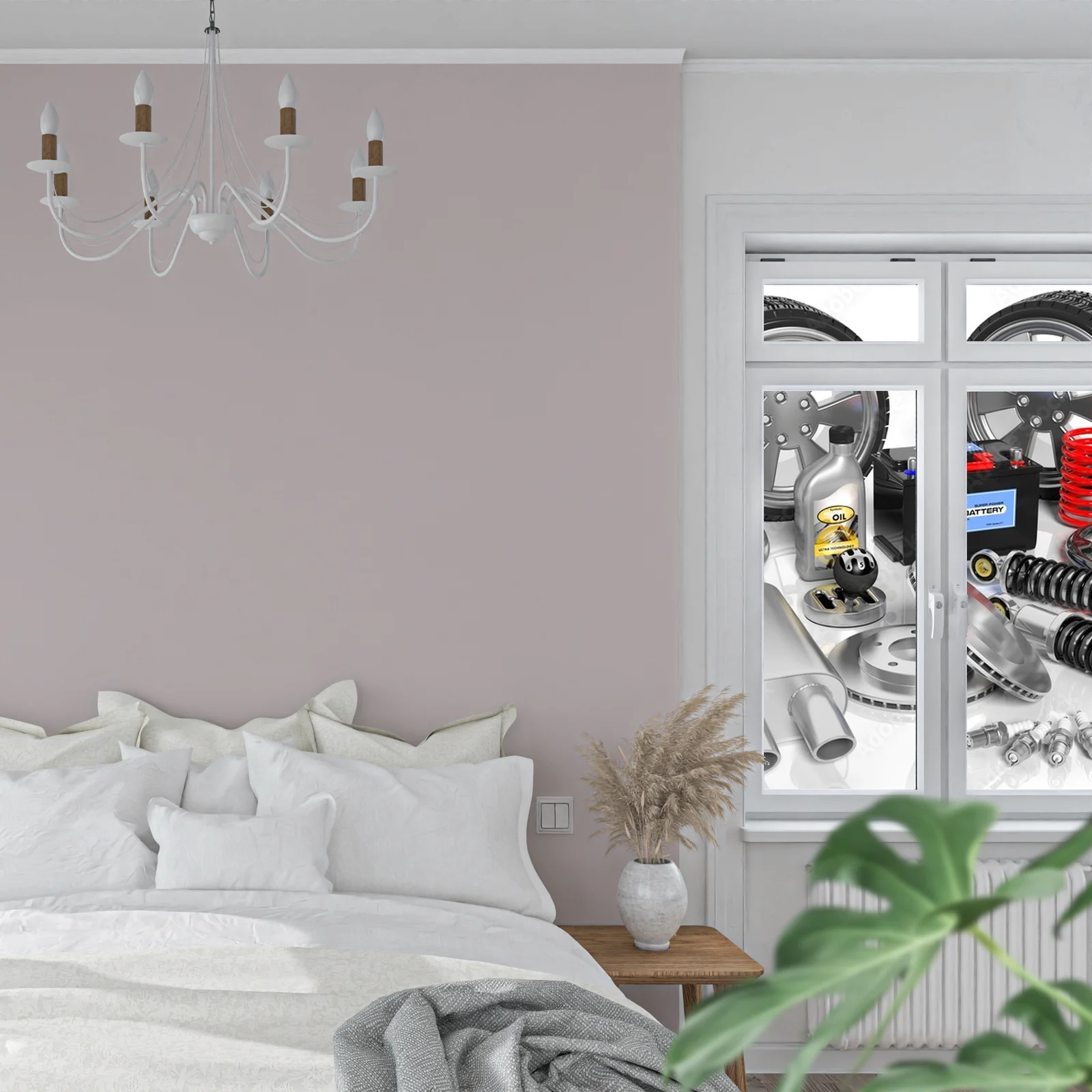 Eleganckie akcesoria motoryzacyjne w delikatnych odcieniach