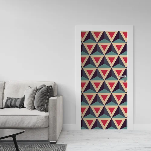 Nowoczesne geometryczne motywy w pastelowych odcieniach