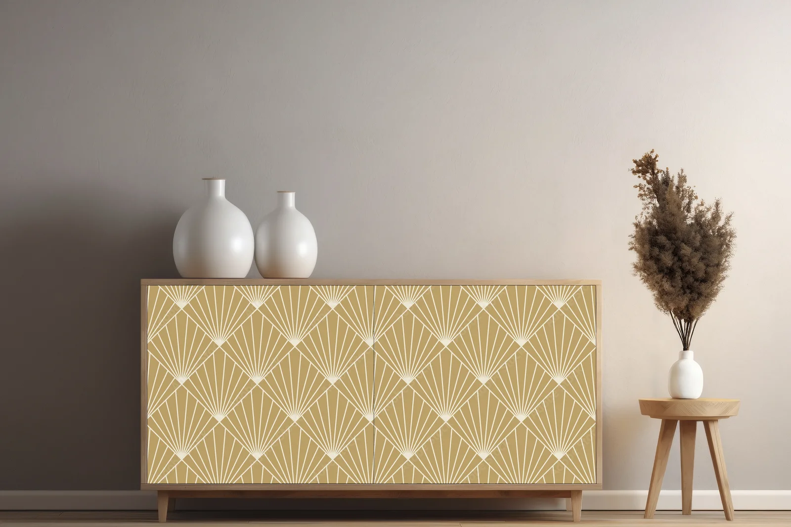 Promienny styl art deco z nutą elegancji