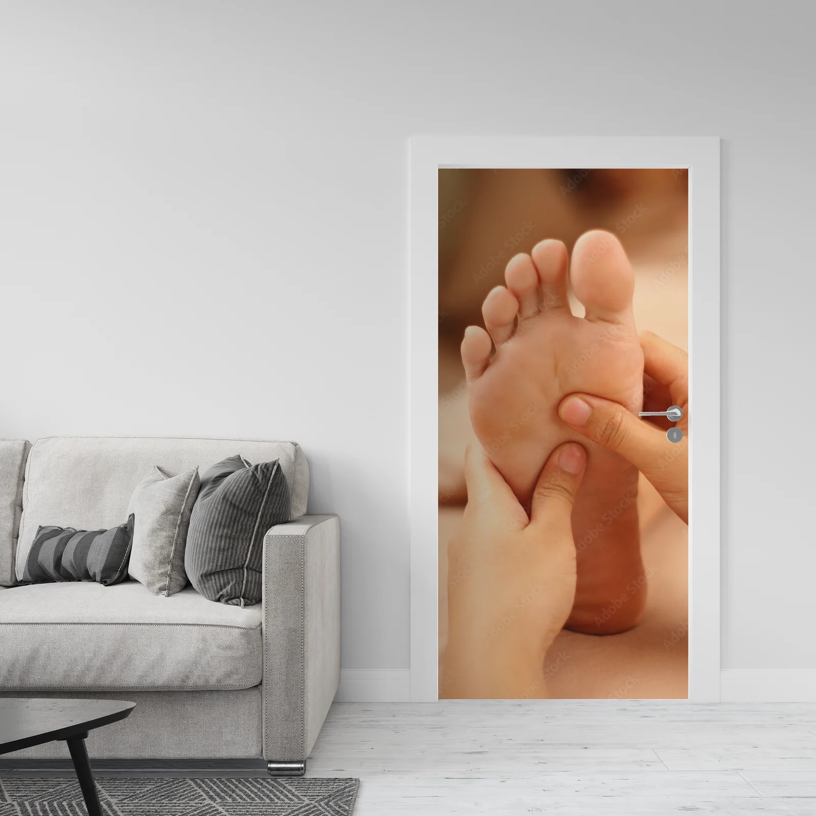 Refleksoterapia stóp w subtelnych odcieniach