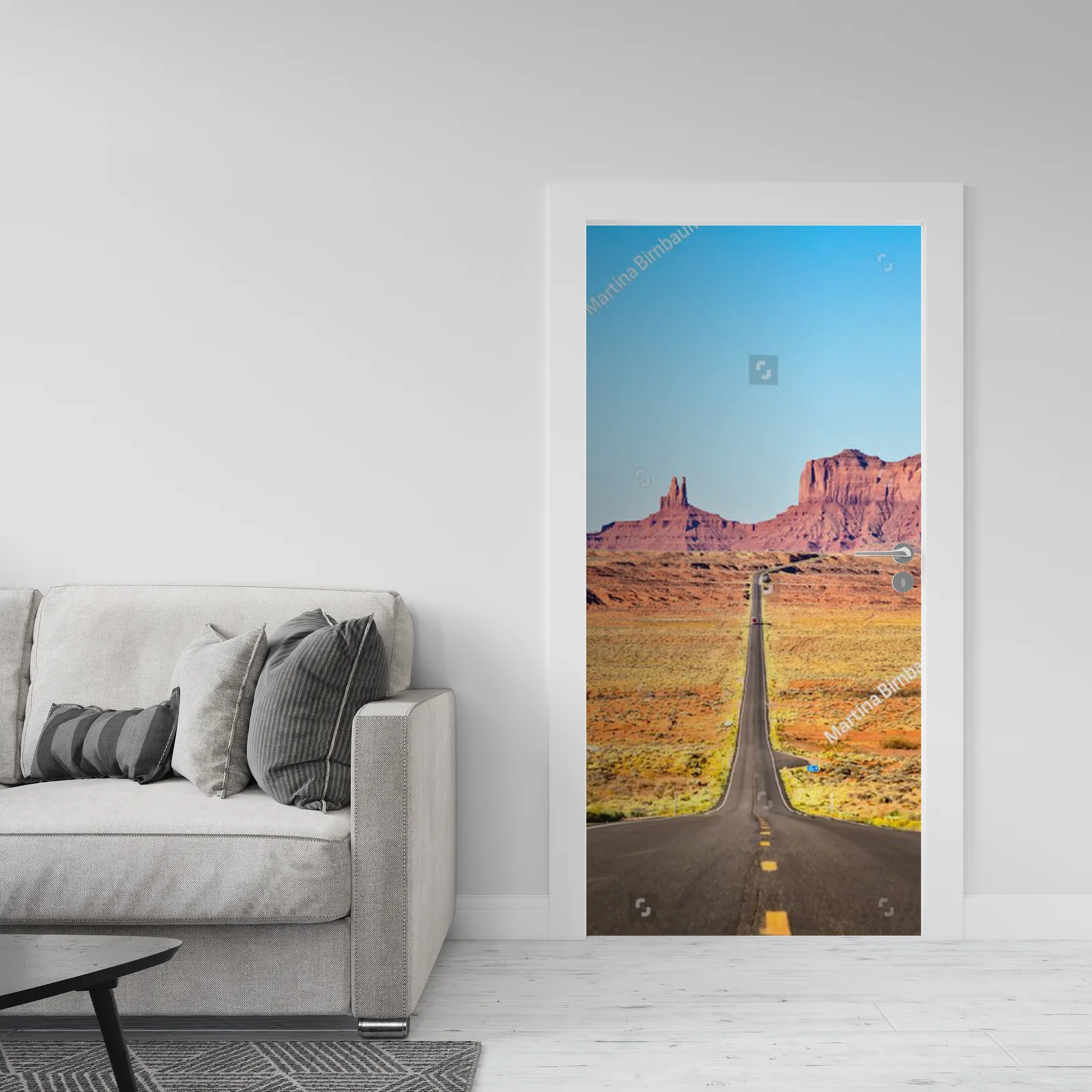 Szlak i wspomnienie Monument Valley w zachodnim USA