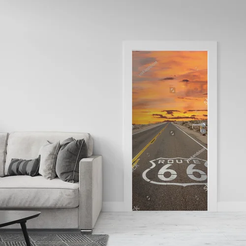 Zachód słońca na legendarnym Route 66