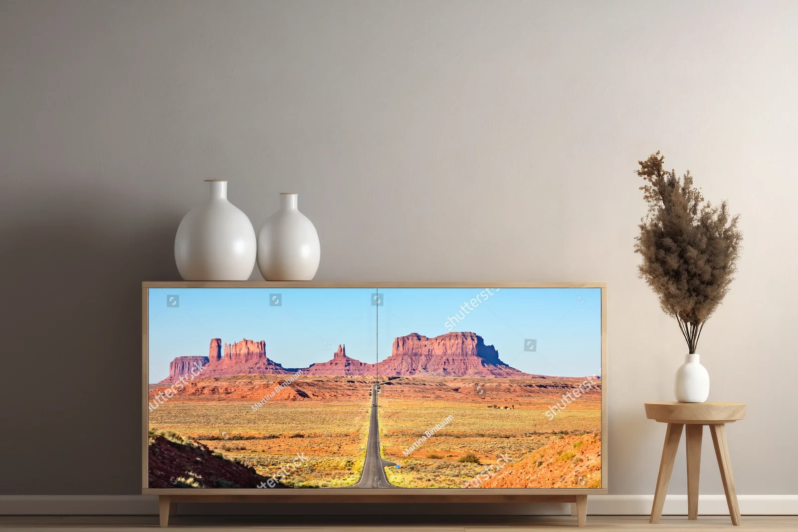 Szlak i wspomnienie Monument Valley w zachodnim USA