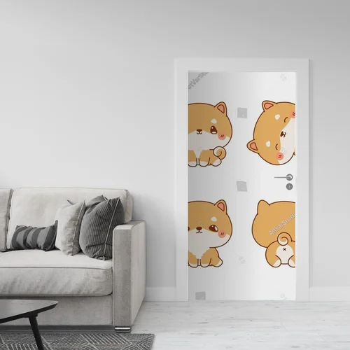 Urocze szczeniaki Shiba Inu w pastelowych odcieniach
