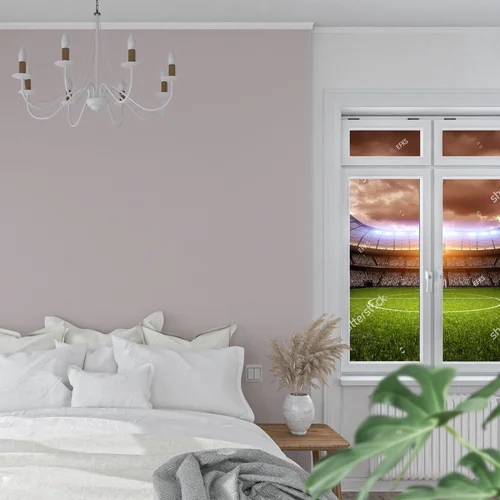 Rozświetlona arena w mroku nocy
