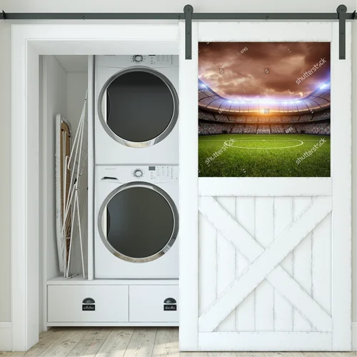 Rozświetlona arena w mroku nocy