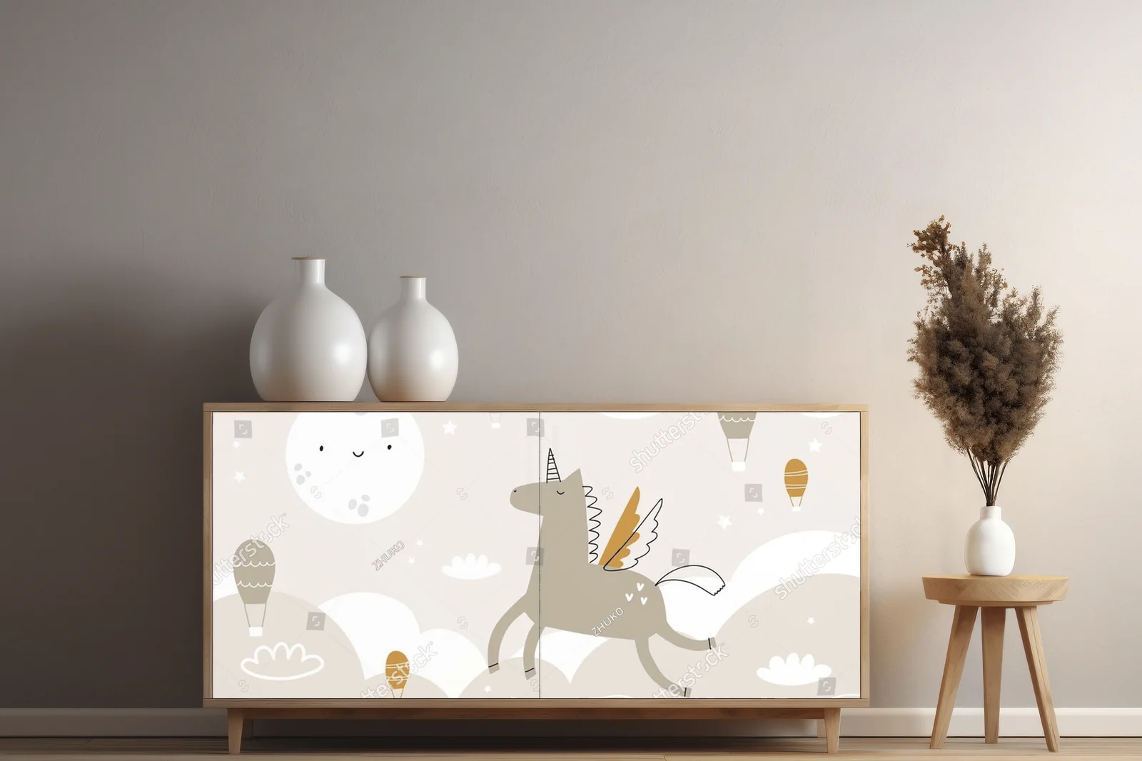 Magiczny świat jednorożców w pastelowych odcieniach