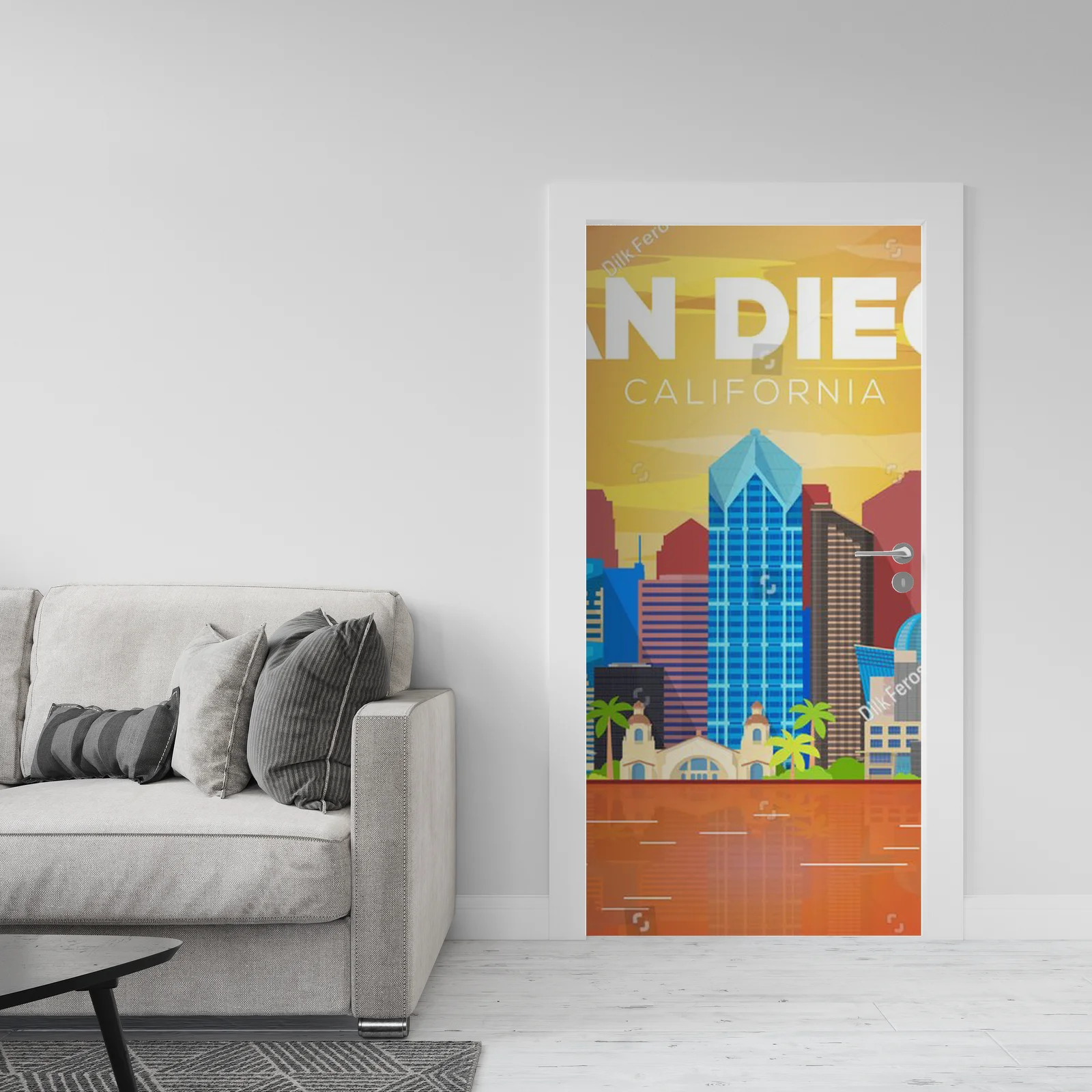 Skyline San Diego: Czerwień kalifornijskiego zachodu