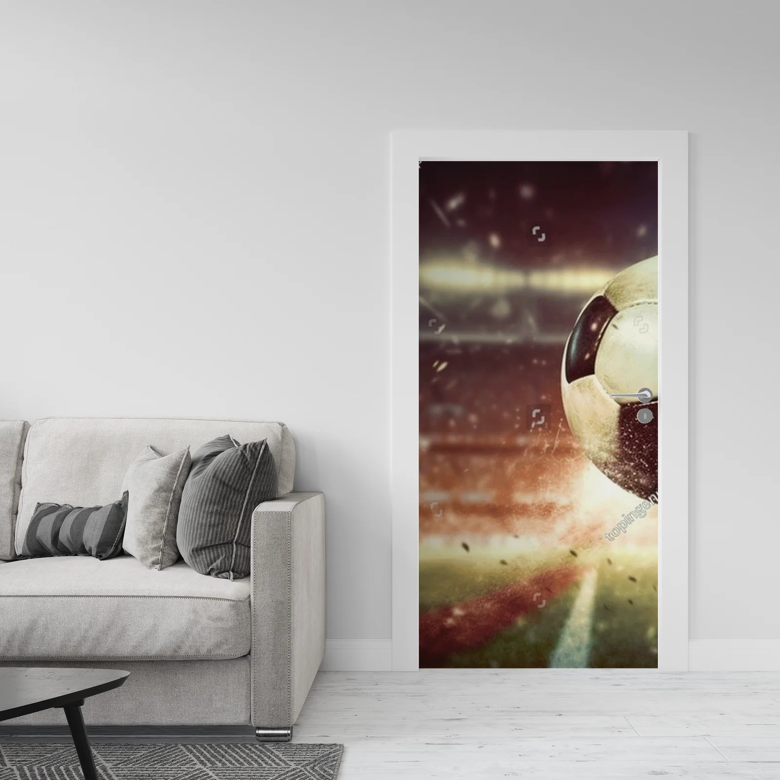Futbolowe emocje w neonowych barwach stadionu
