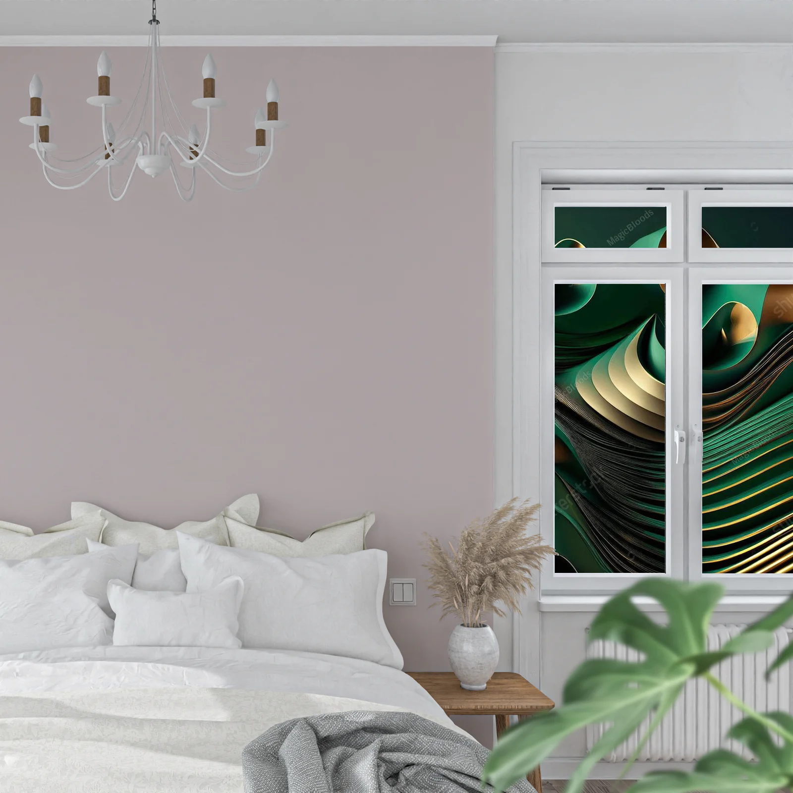Energia spiralnych linii w organicznych odcieniach