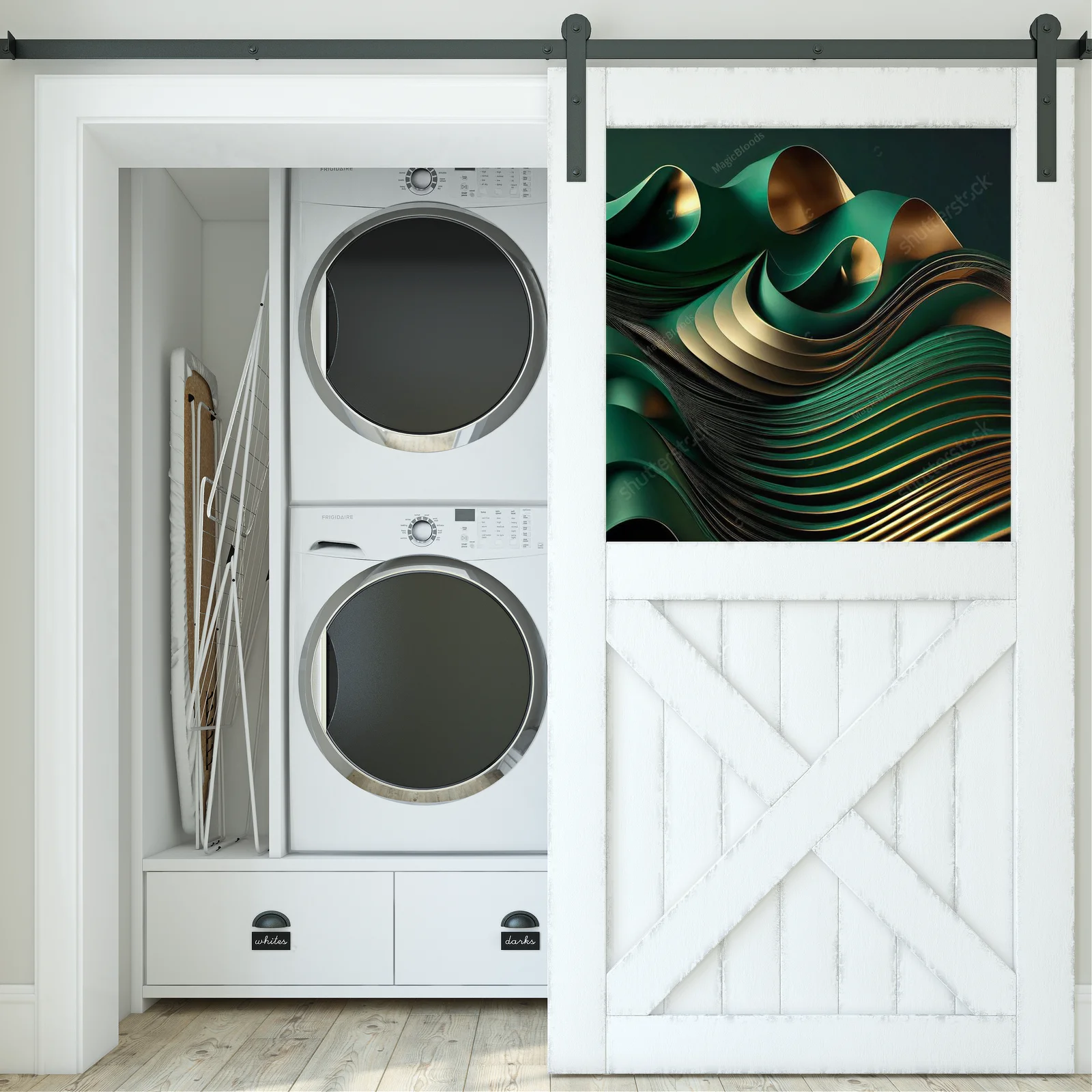 Energia spiralnych linii w organicznych odcieniach