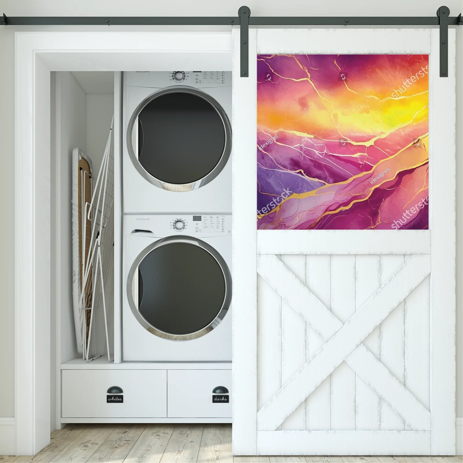 Marble Elegance: Zachwycający gradient zachodu