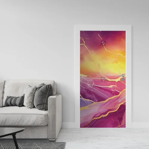 Marble Elegance: Zachwycający gradient zachodu