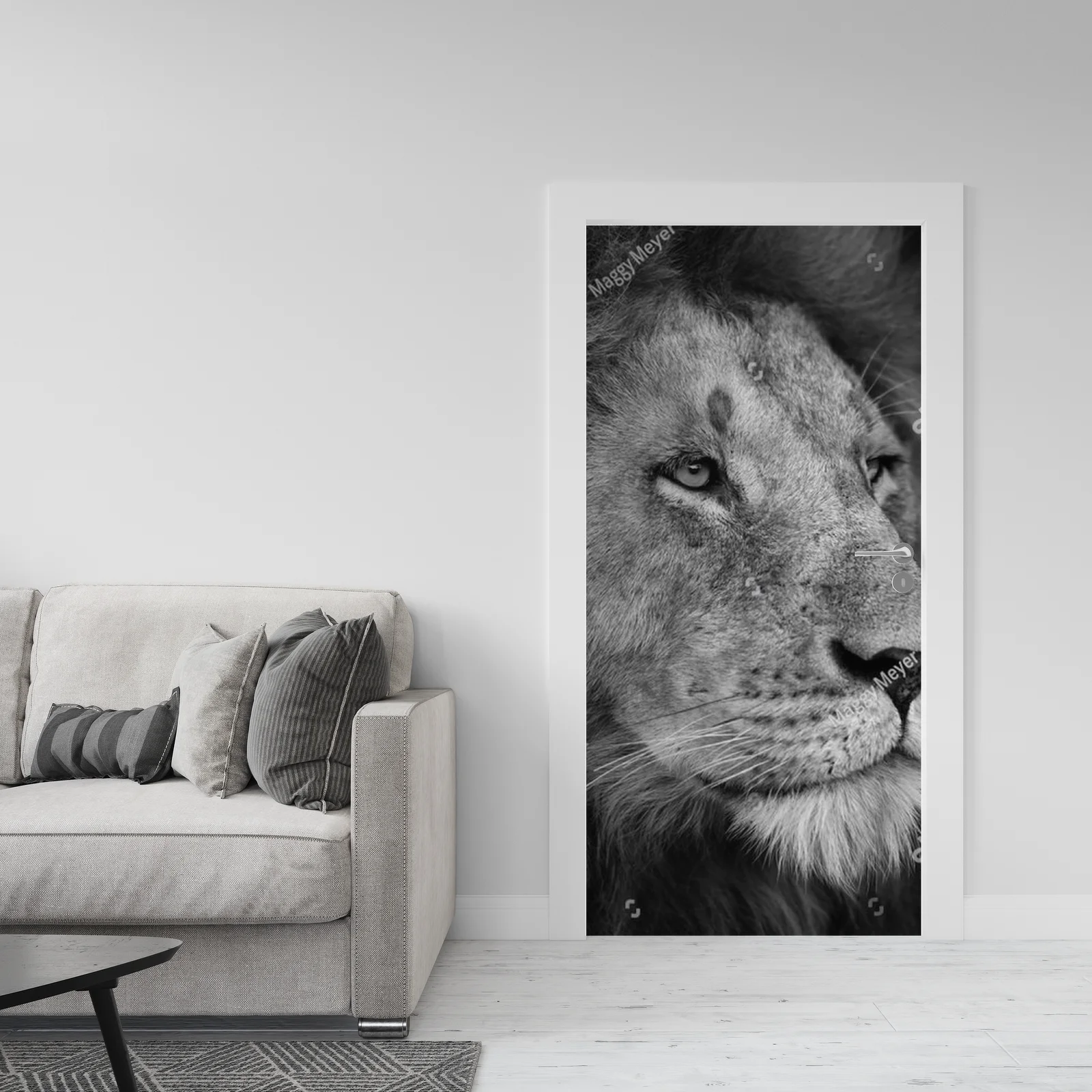 Wielki lew z Masai Mara: majestatyczna siła natury