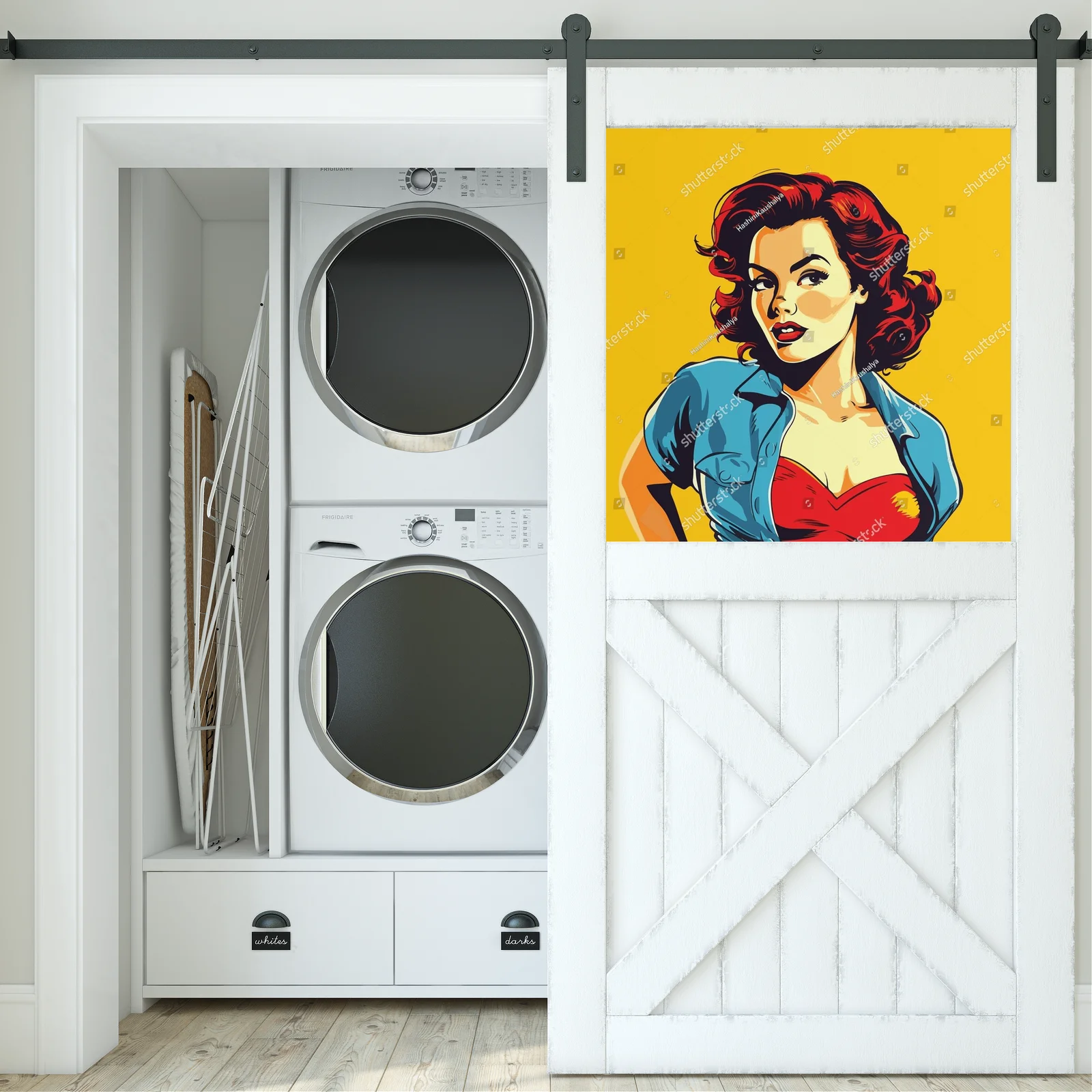 Glamour retro w pop-artowym stylu