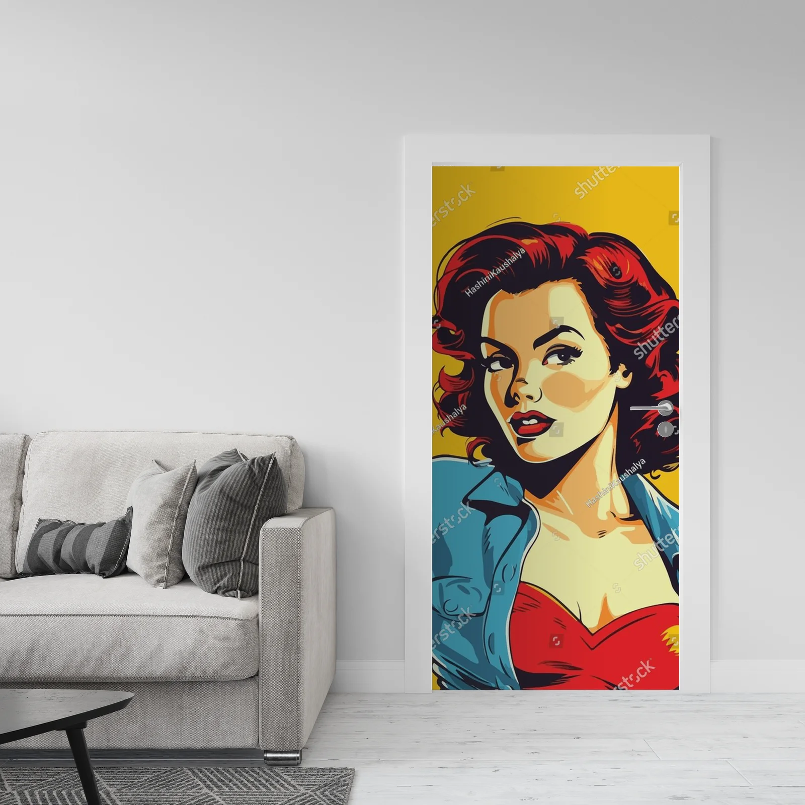 Glamour retro w pop-artowym stylu
