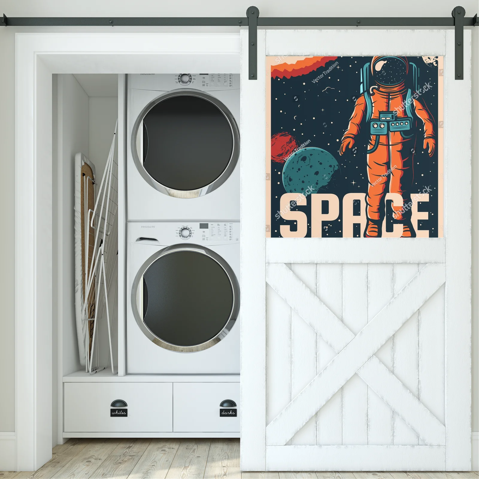 Odważna podróż ku gwiazdom w retro stylu
