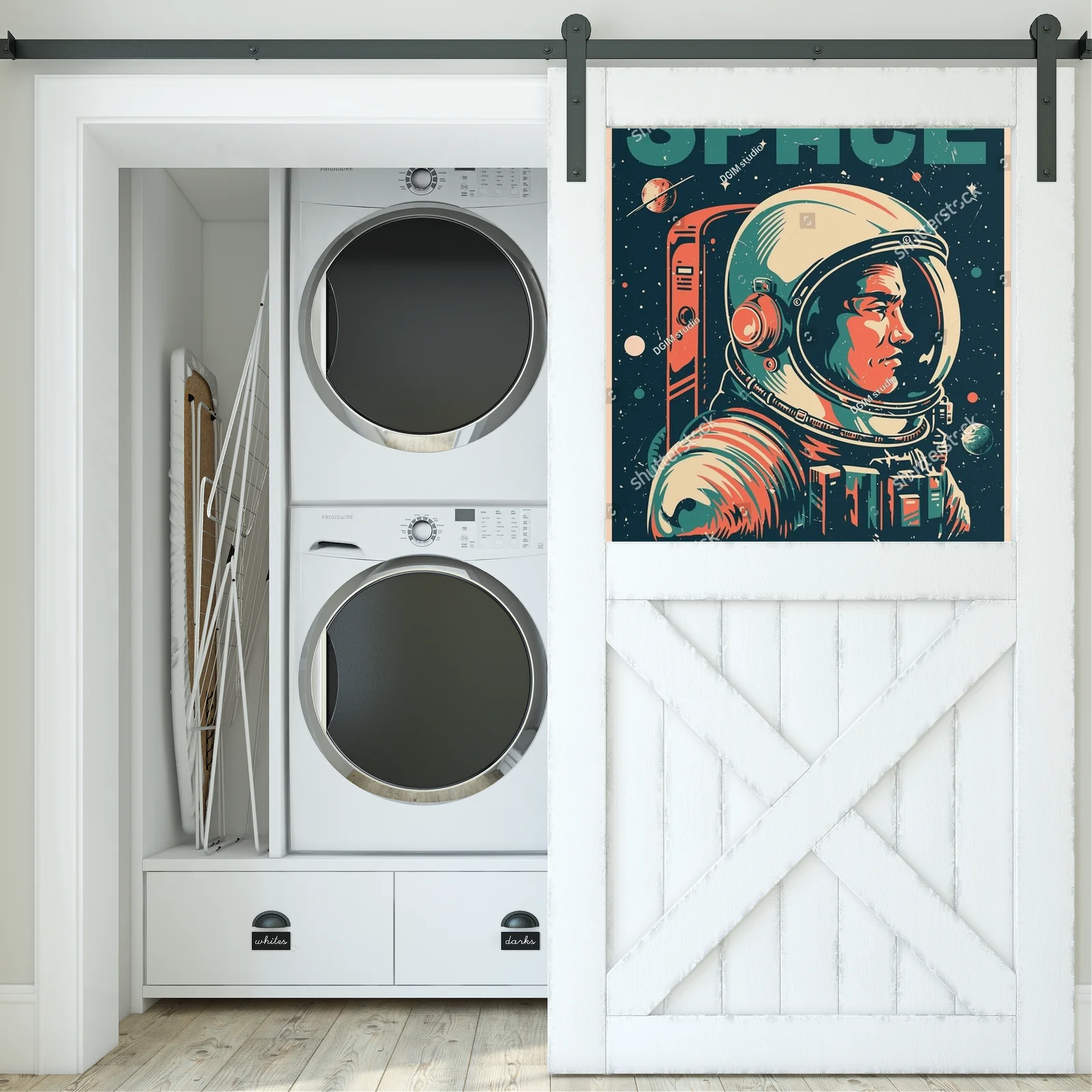 Eksploracje kosmiczne w retro stylu
