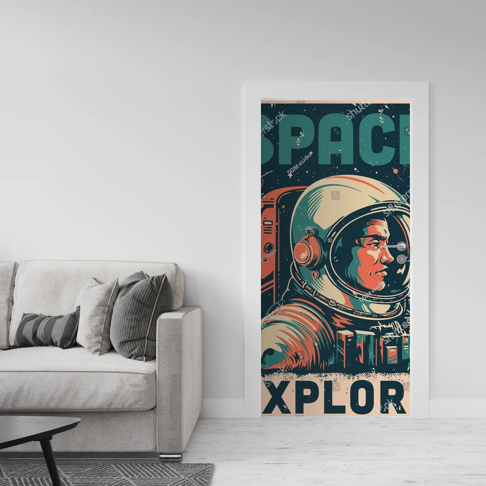 Eksploracje kosmiczne w retro stylu