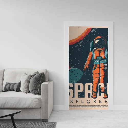 Odważna podróż ku gwiazdom w retro stylu