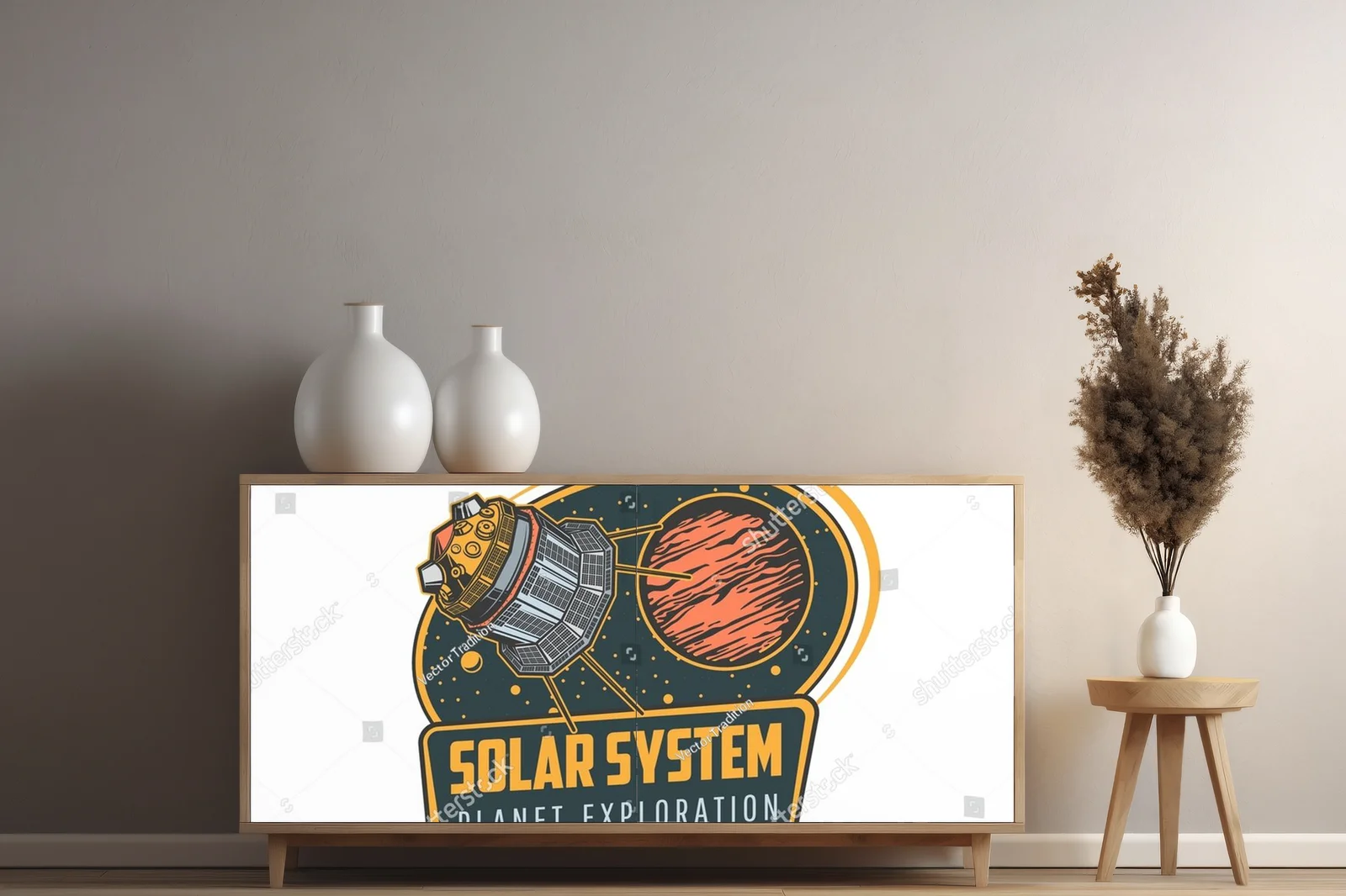 Retro eksploracja kosmosu w klasycznych barwach