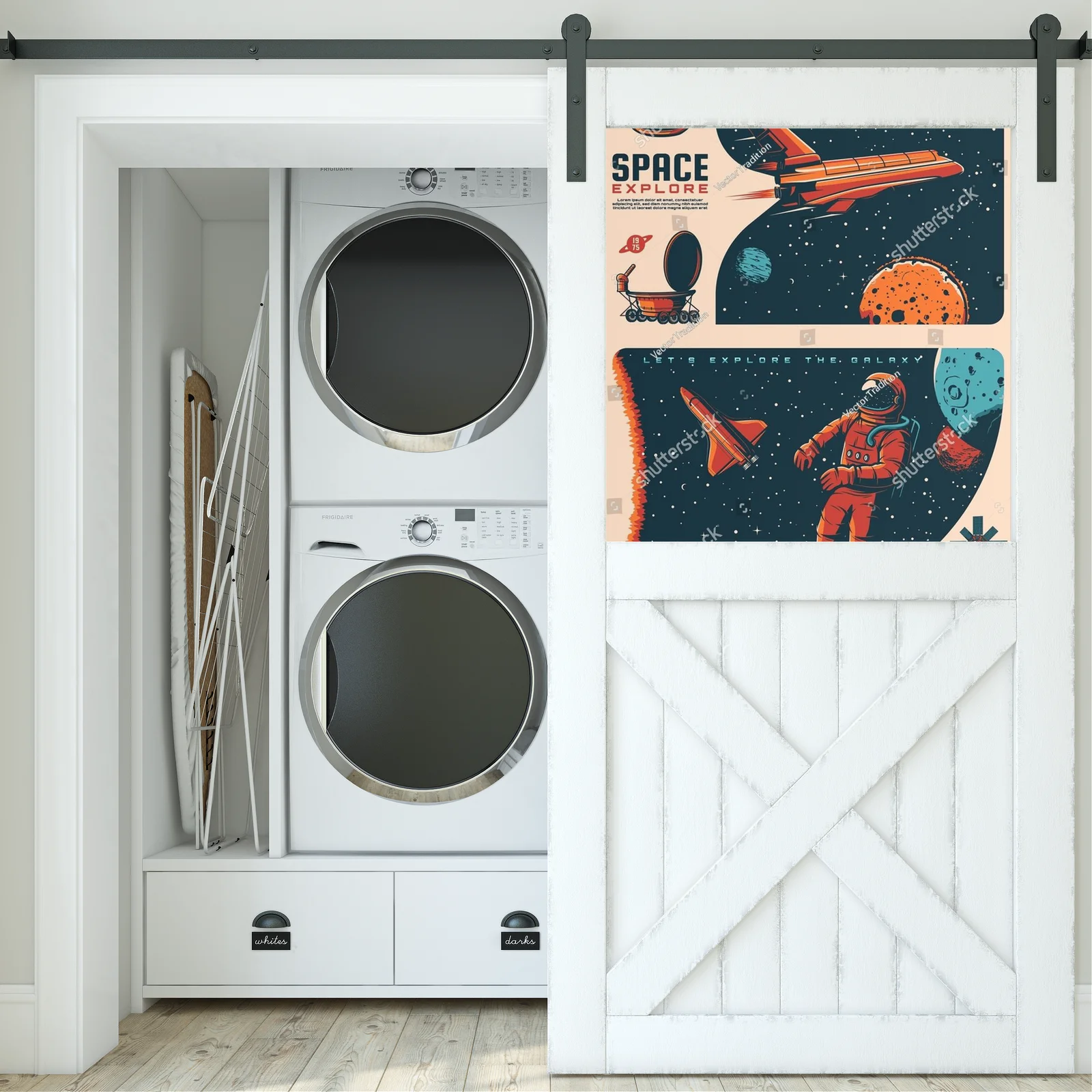 Kosmiczna podróż w retro stylu