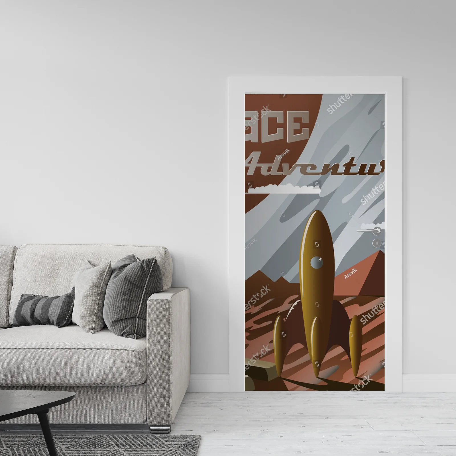 Kosmiczna przygoda w retro futurystycznym stylu
