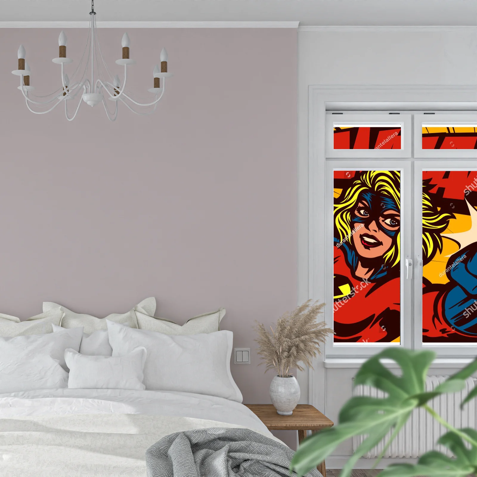 Superbohaterka w akcji – pop artowy styl
