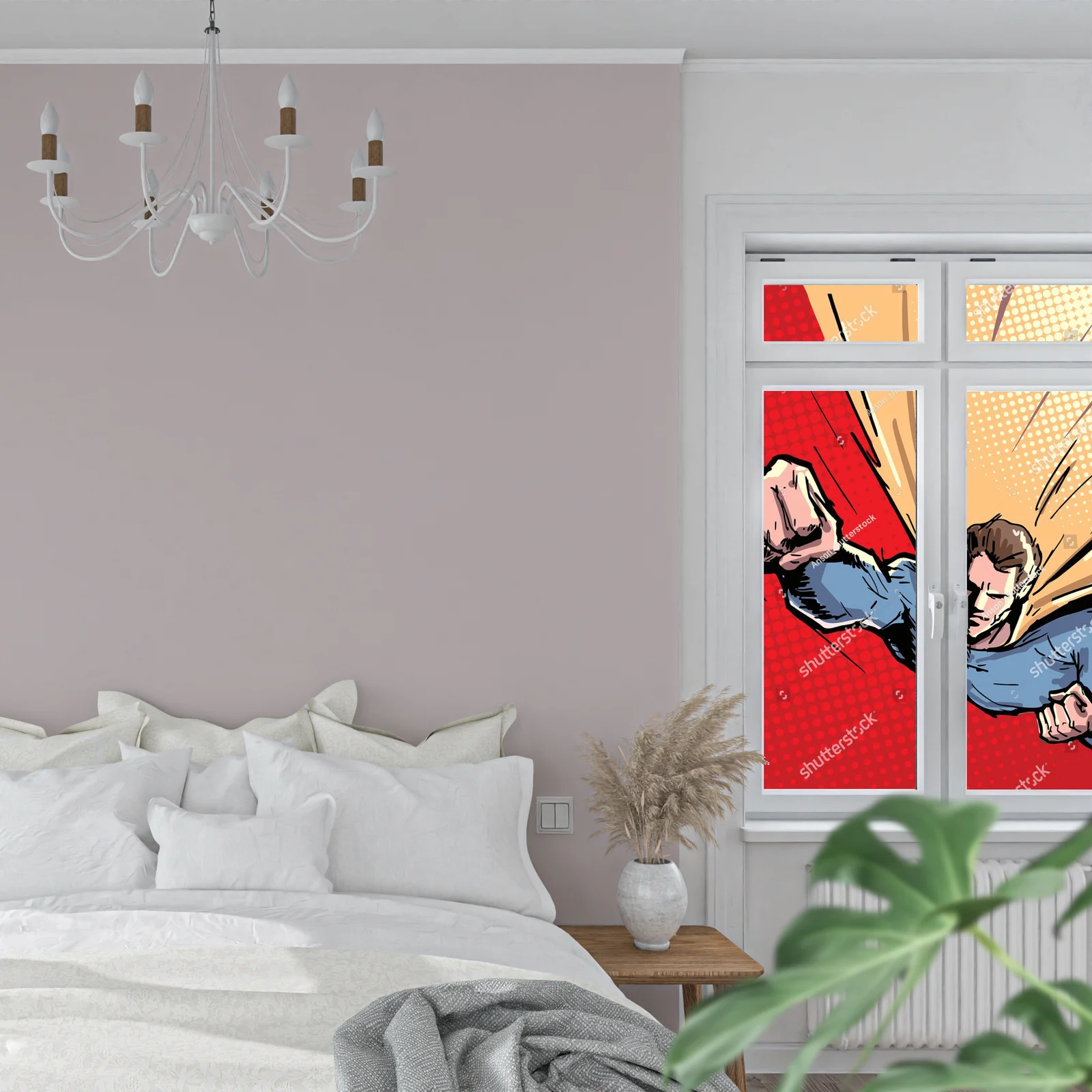Superbohaterowie w biurowym stylu retro