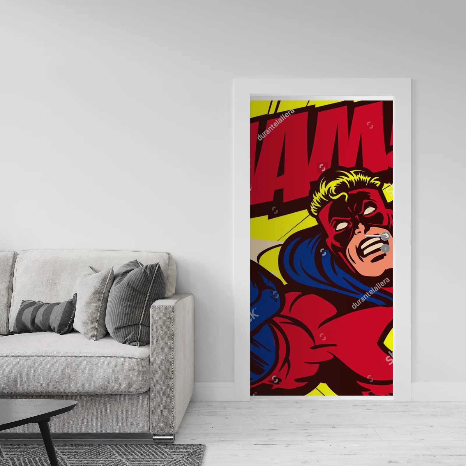 Superbohaterzy w dynamicznych pop-artowych akcjach