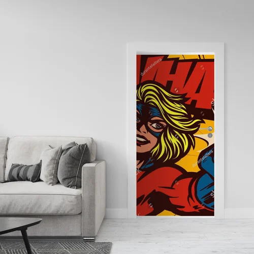 Superbohaterka w akcji – pop artowy styl