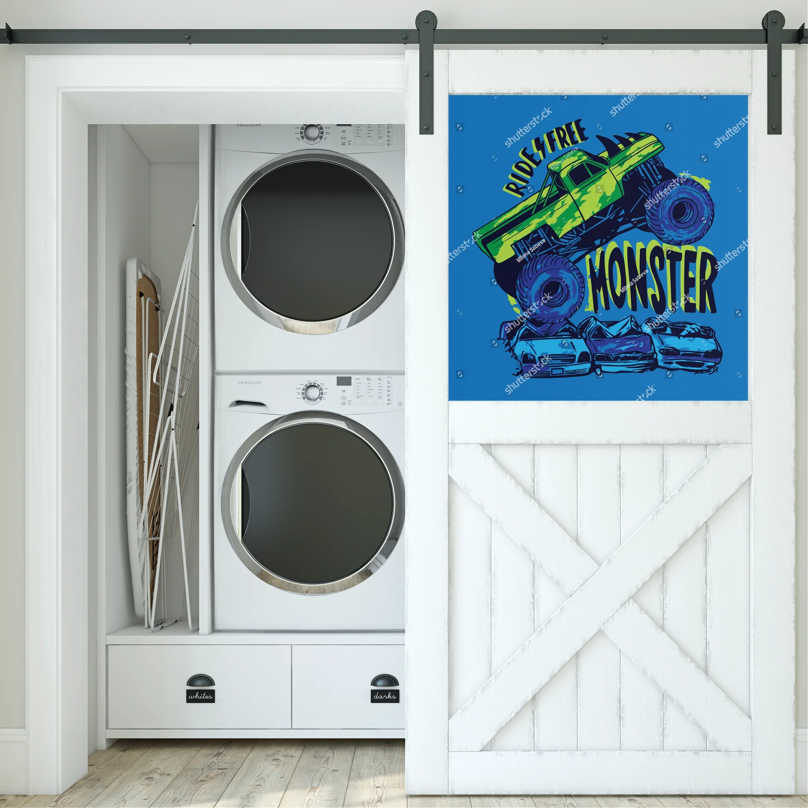 Mocne kolory ekstremalnych monster trucków