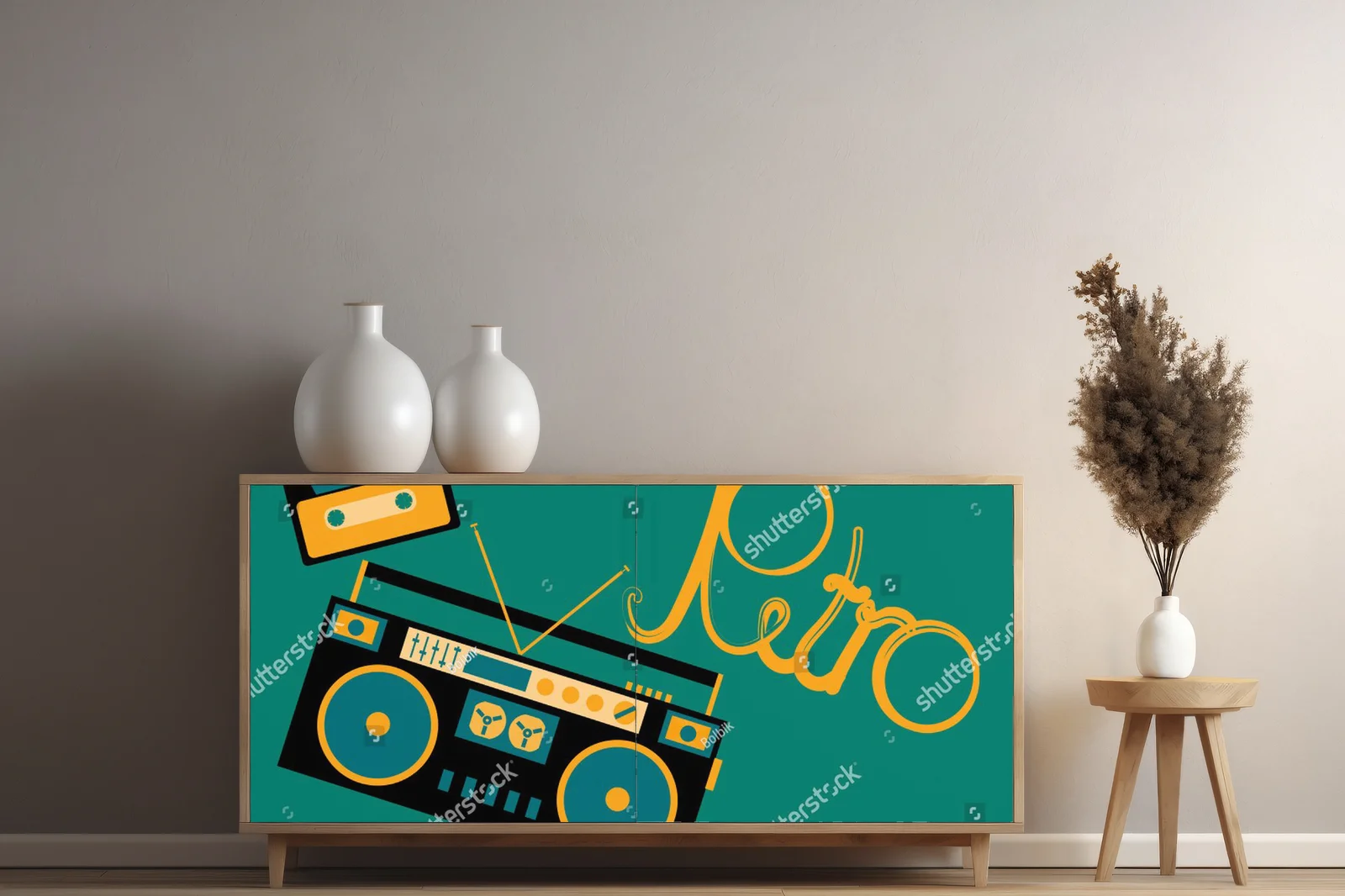Retro klimat kaset audio w nostalgicznej aurze