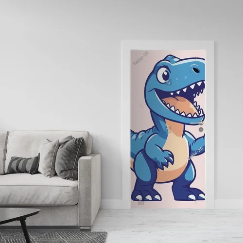 Urocze dinozaury na letnim, plażowym szaleństwie