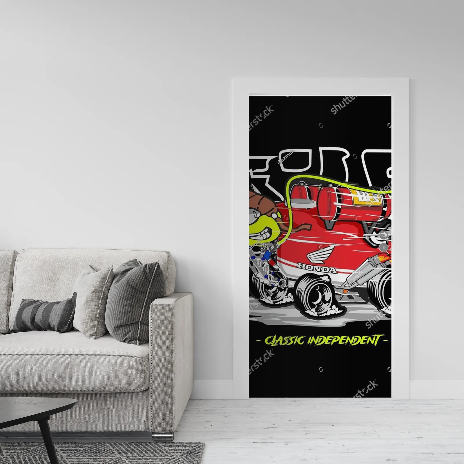 Retro motocykl w czerni – majstersztyk stylu