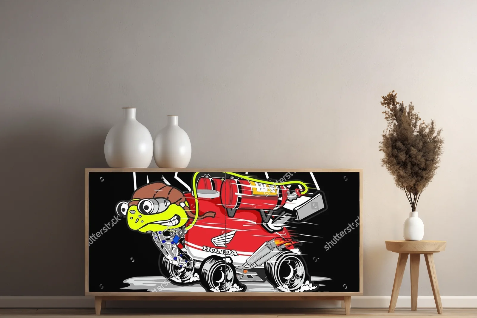 Retro motocykl w czerni – majstersztyk stylu