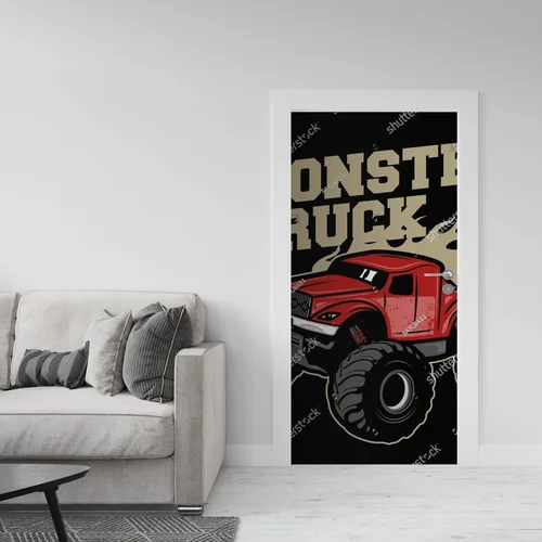 Ekstremalne i nowoczesne trucki w czerni