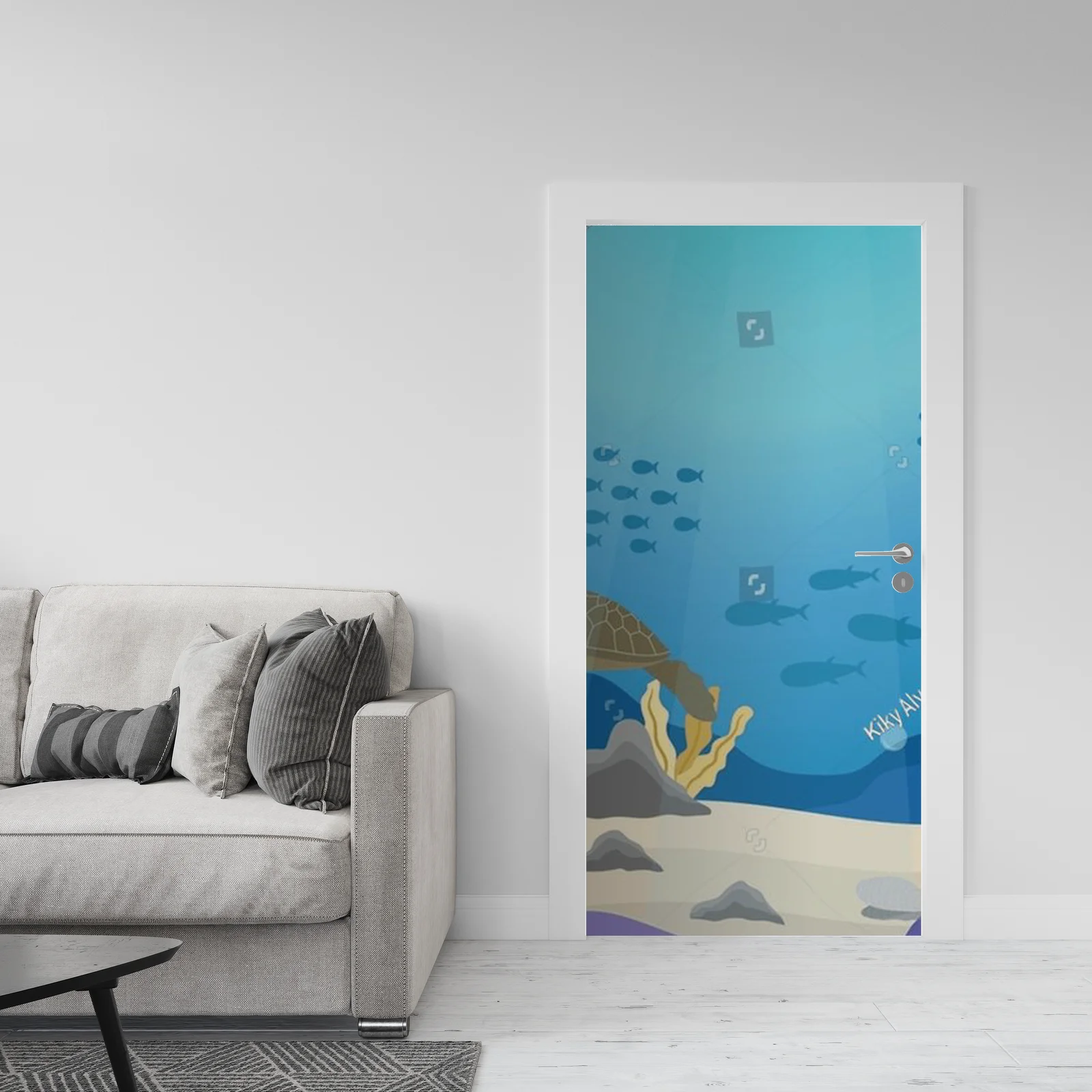 Podwodne krainy: tajemnice oceanu w pastelowych tonach