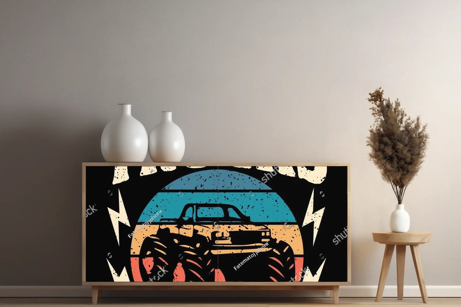 Potężne samochody 4x4 w retro stylu