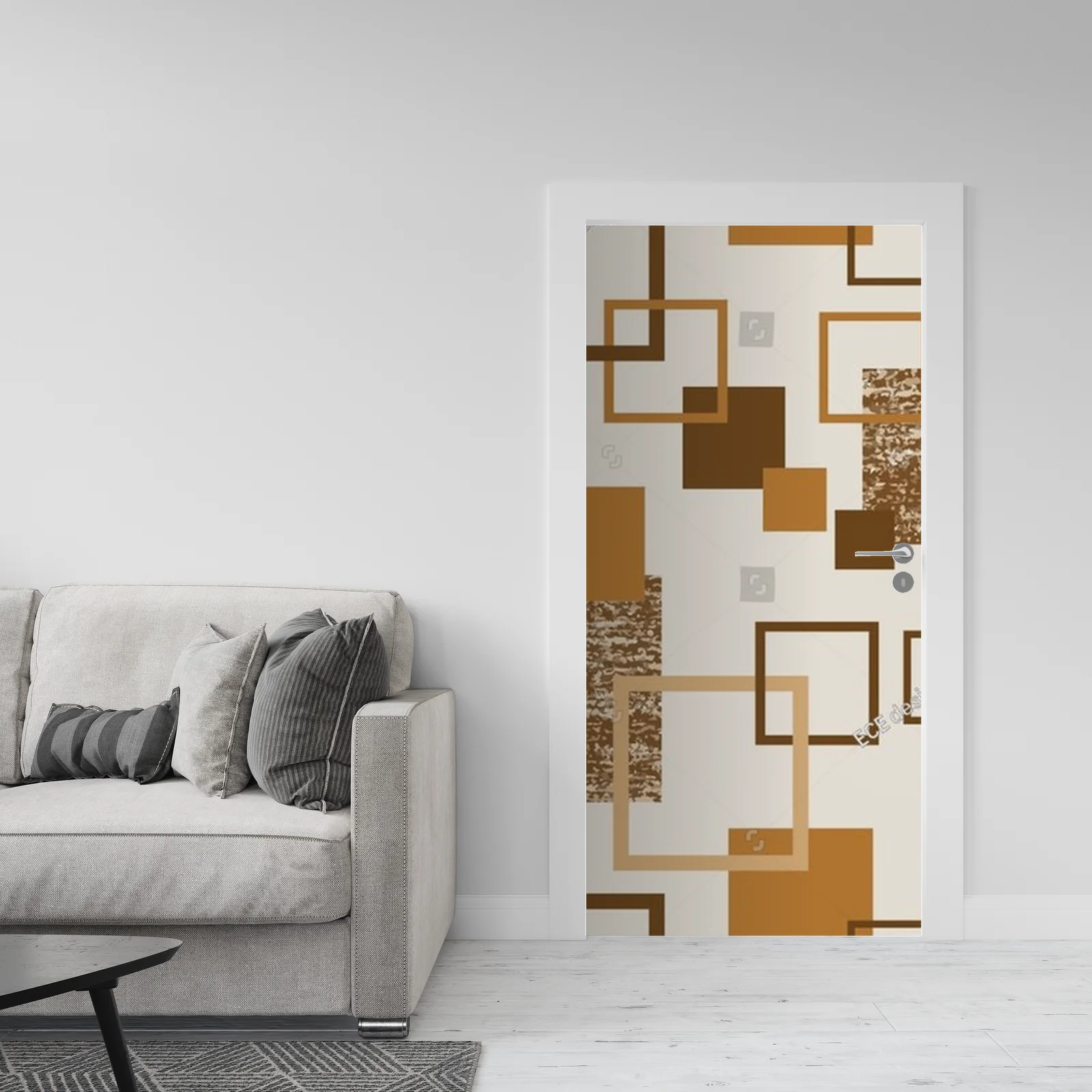 Słoneczne geometrie w pastelowych odcieniach