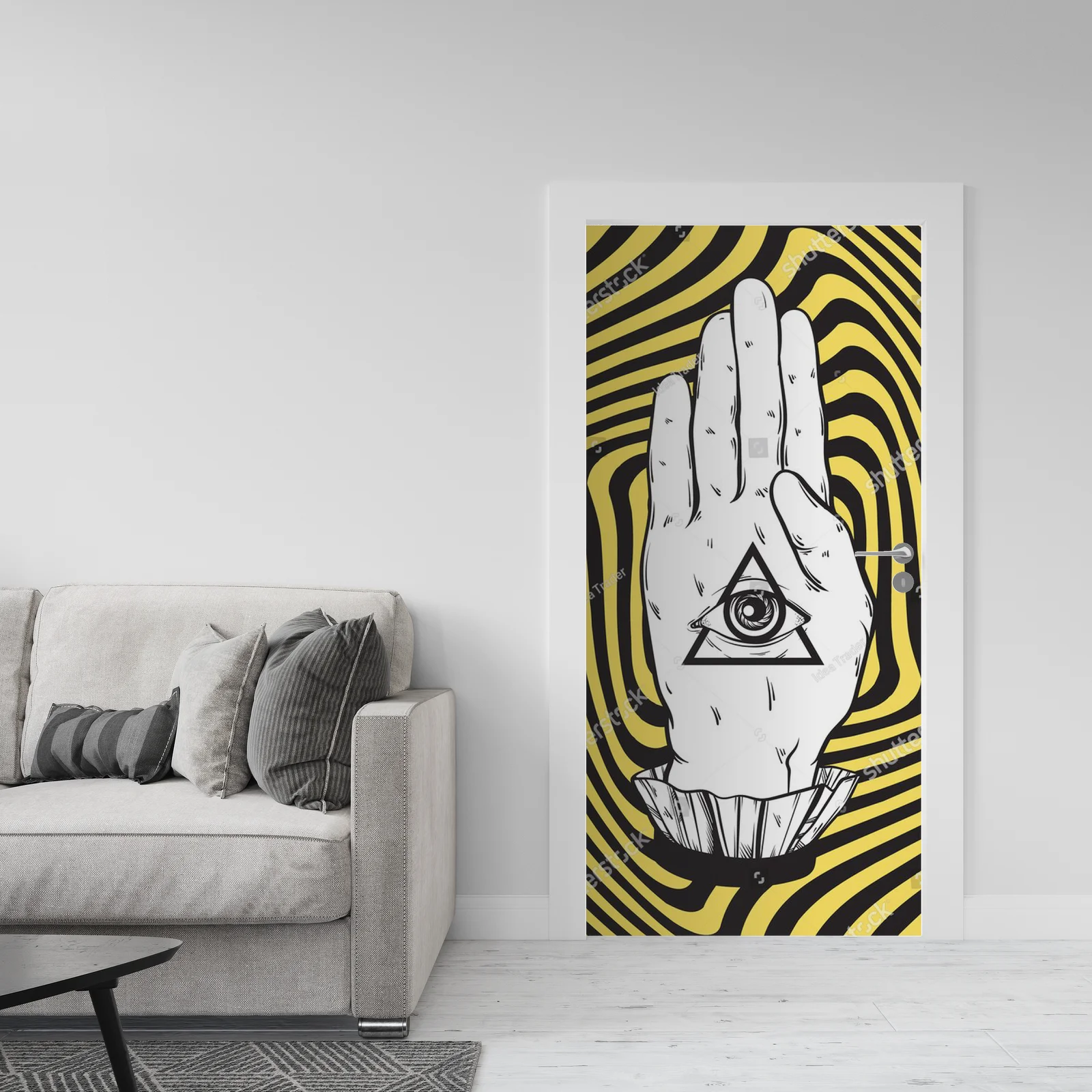 Surrealistyczna wizja z hipnotycznym motywem