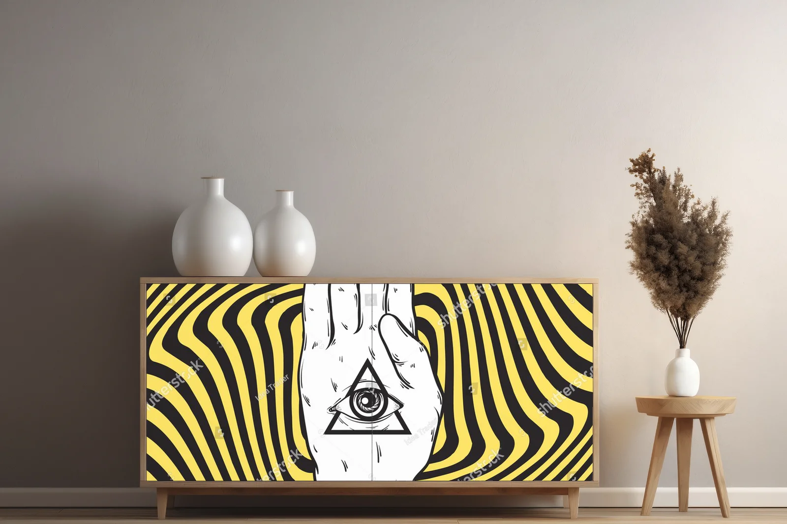 Surrealistyczna wizja z hipnotycznym motywem