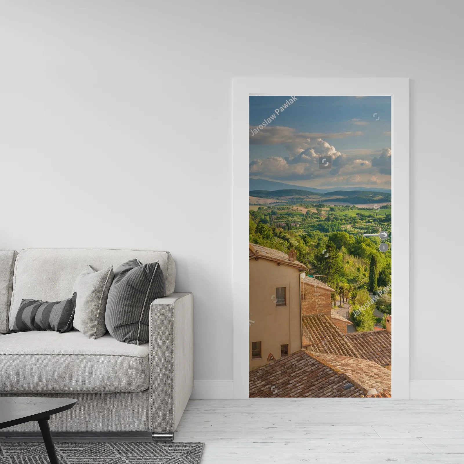 Panorama Toskanii z Montepulciano