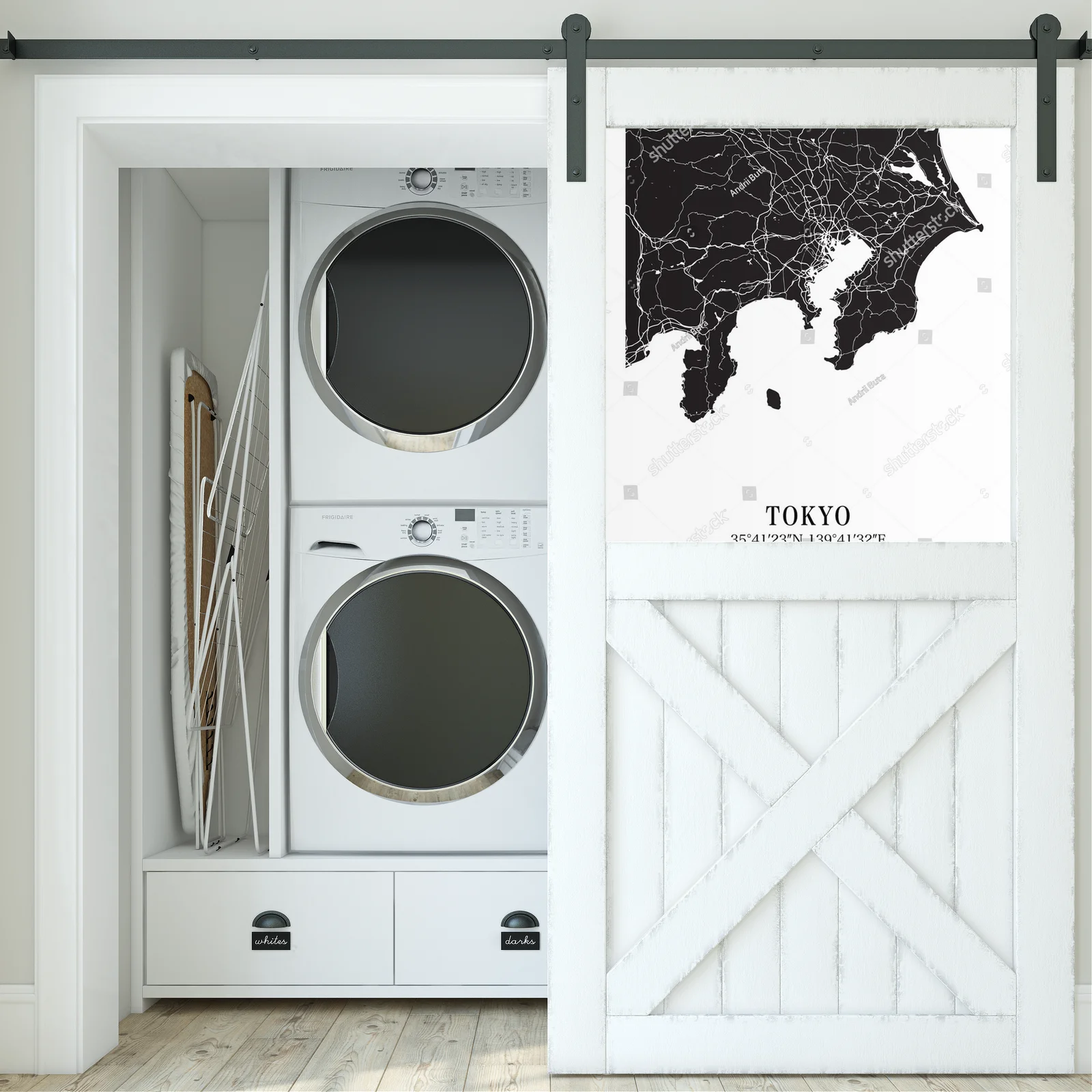 Zjawiskowa mapa Tokio w eleganckim stylu