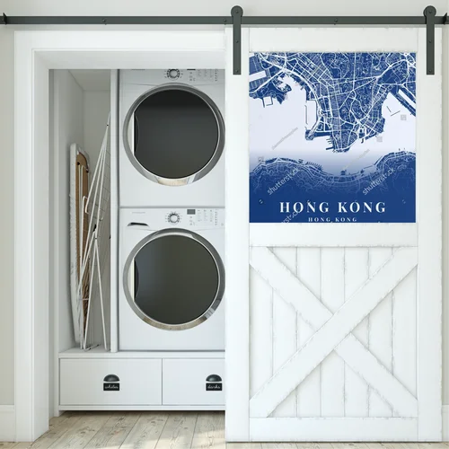 Niebieskie piękno Hongkongu w eleganckiej aranżacji