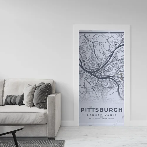 Elegancka szarość Pittsburgha w minimalistycznym stylu
