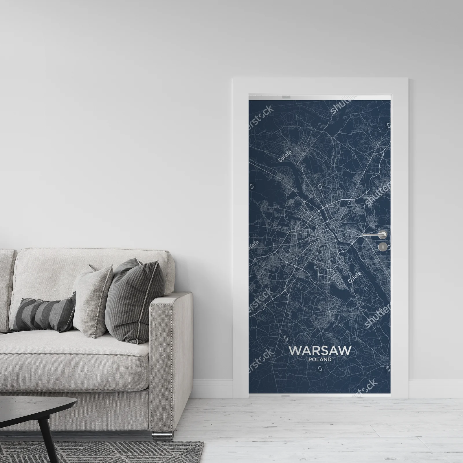 Warszawskie ulice na szarym tle – artystyczna wizja
